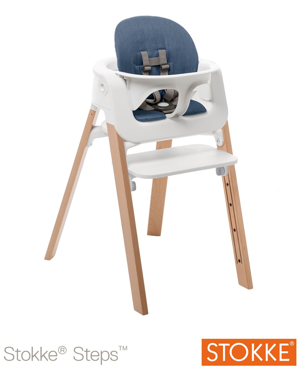 Stokke® steps™ cuscino per baby set – blue