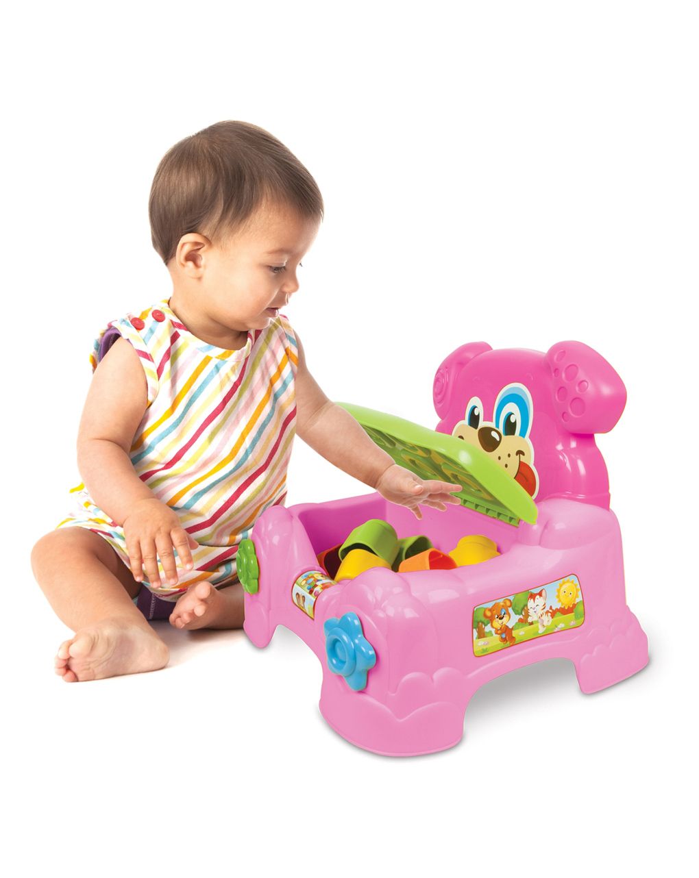 Clemmy - poltroncina porta mattoncini bimba