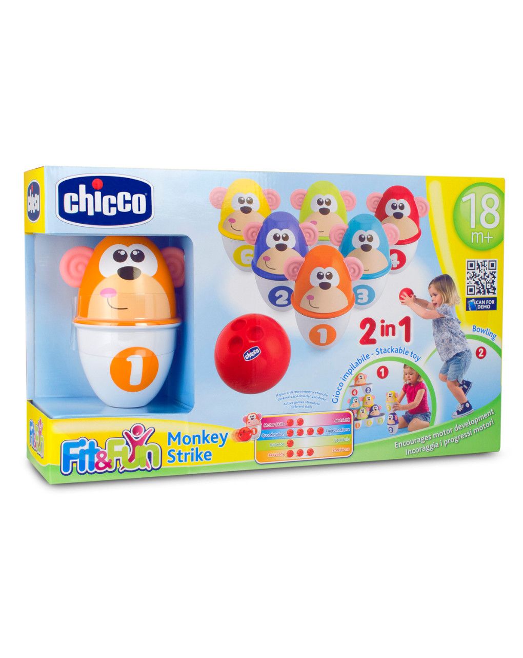 Chicco bowling monkey strike
