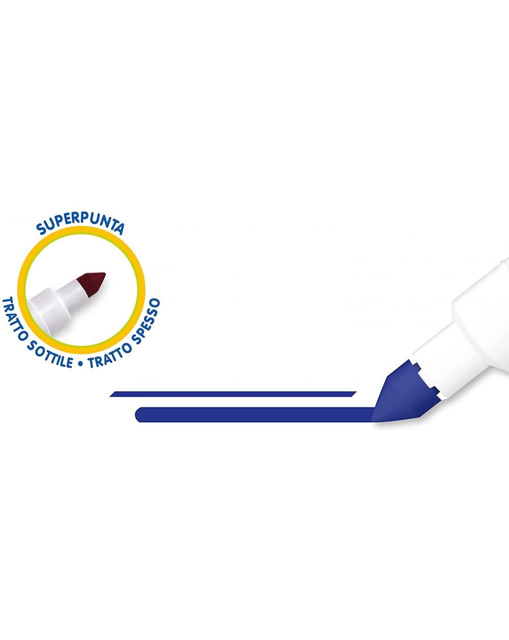 Crayola - 24 colori fibra superpunta