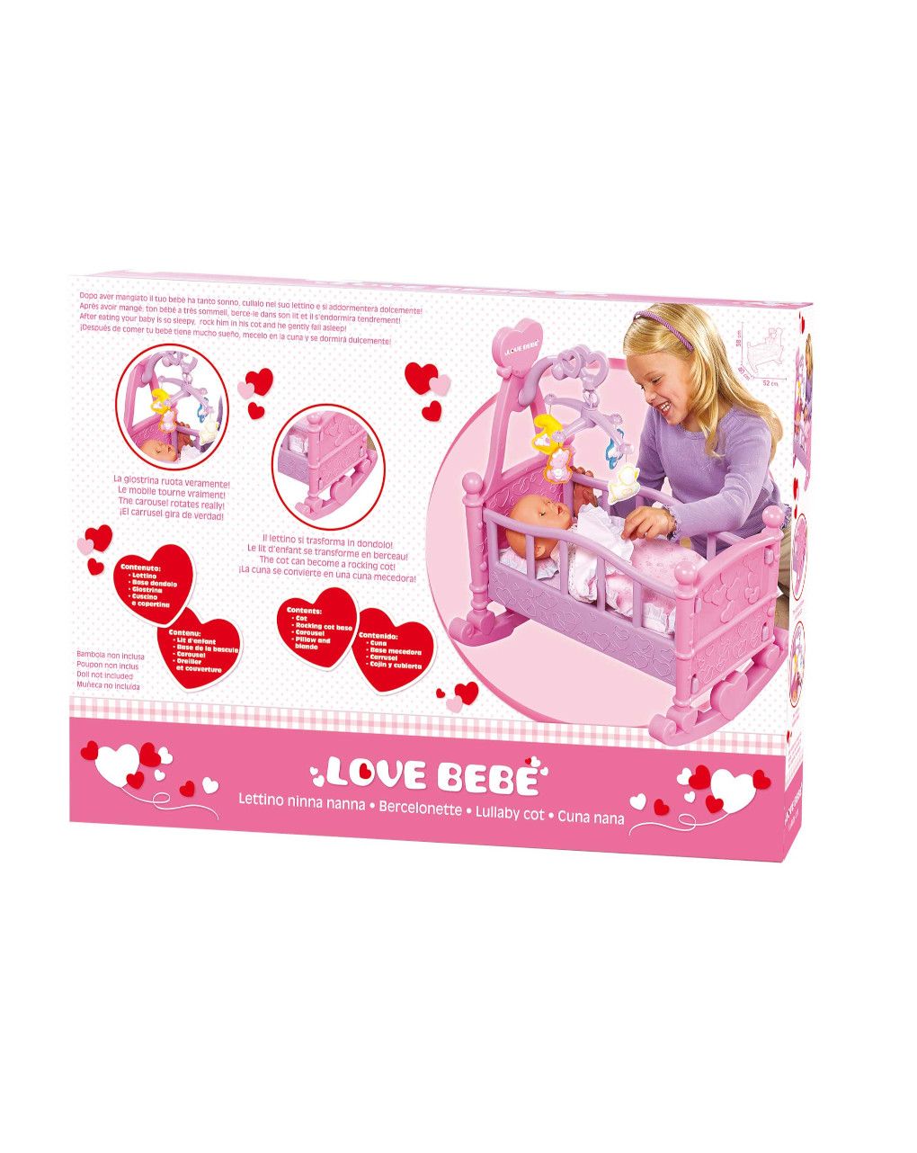 Love bebè - lettino ninna nanna