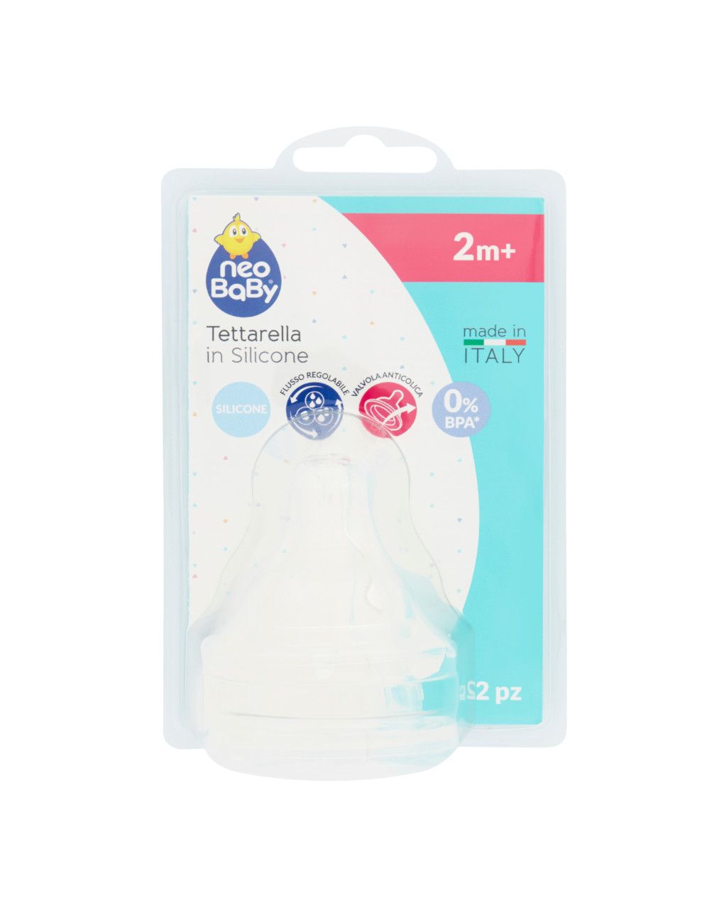 Tettarelle silicone flusso regolare