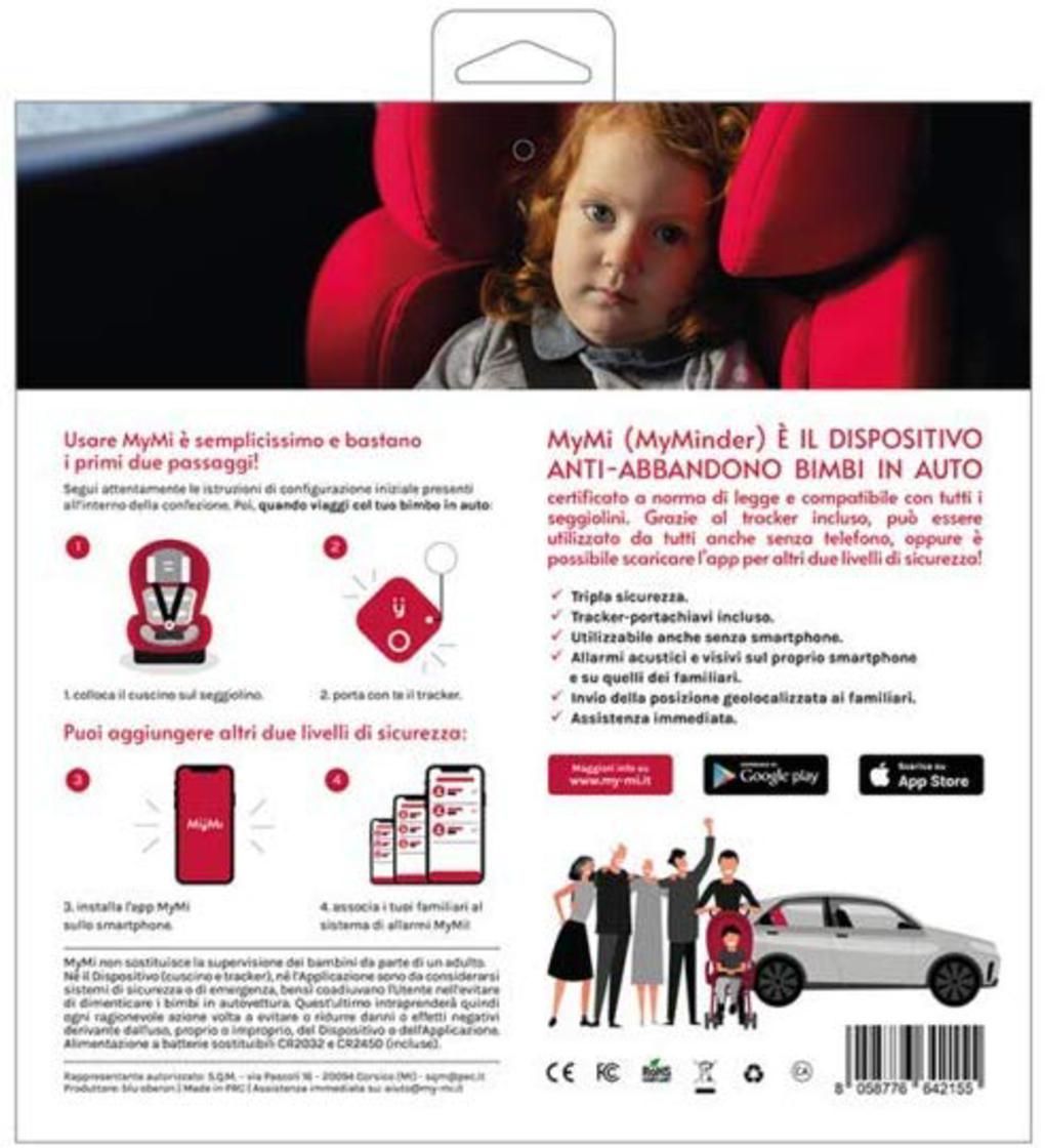 Dispositivo antiabbandono - mymi