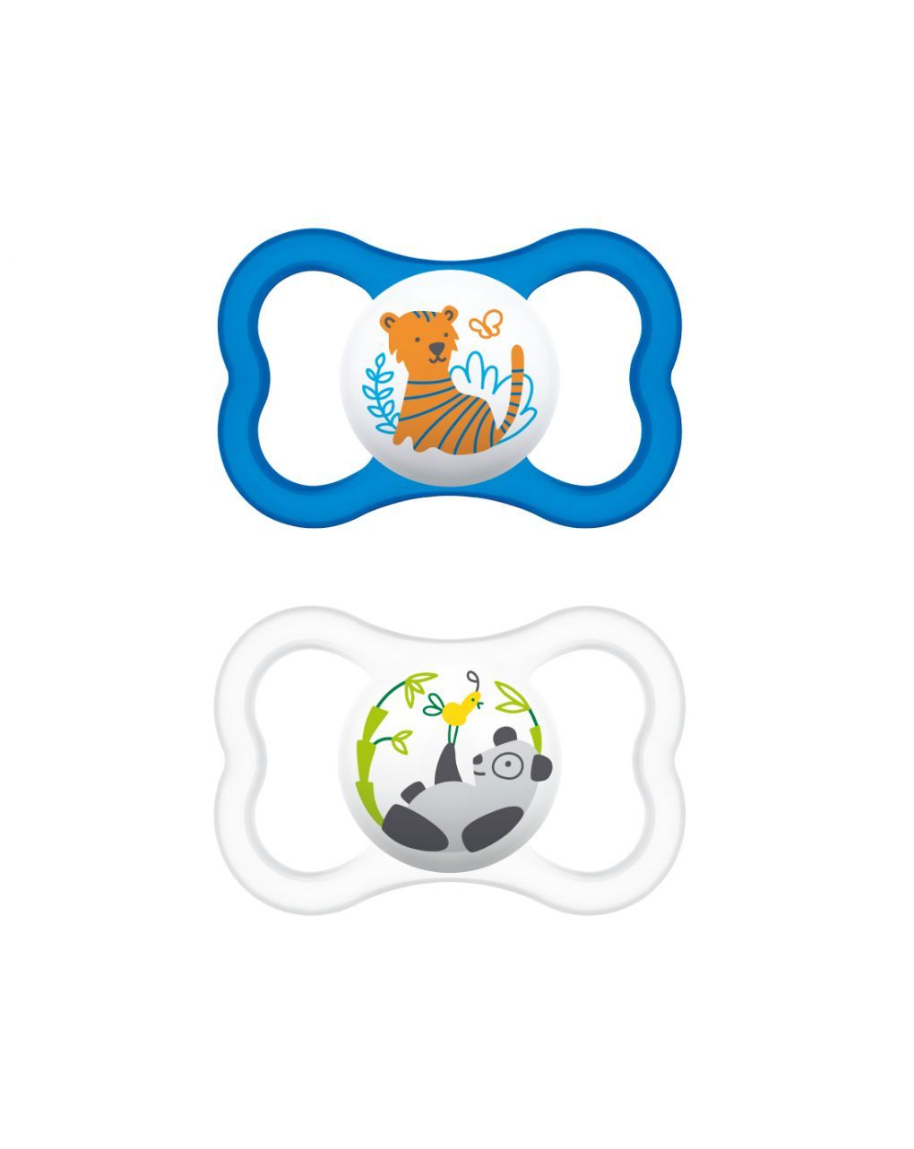 Succhietti air 16+ caucciù conf. doppia blu/bianco