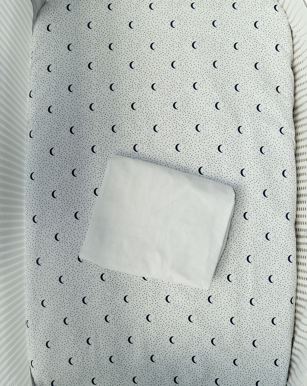 Culla - pack 2 pezzi lenzuola con angoli