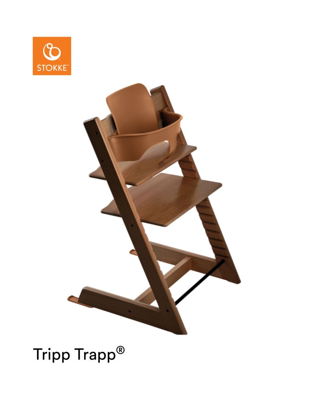 Stokke® baby set per tripp trapp® – walnut brown