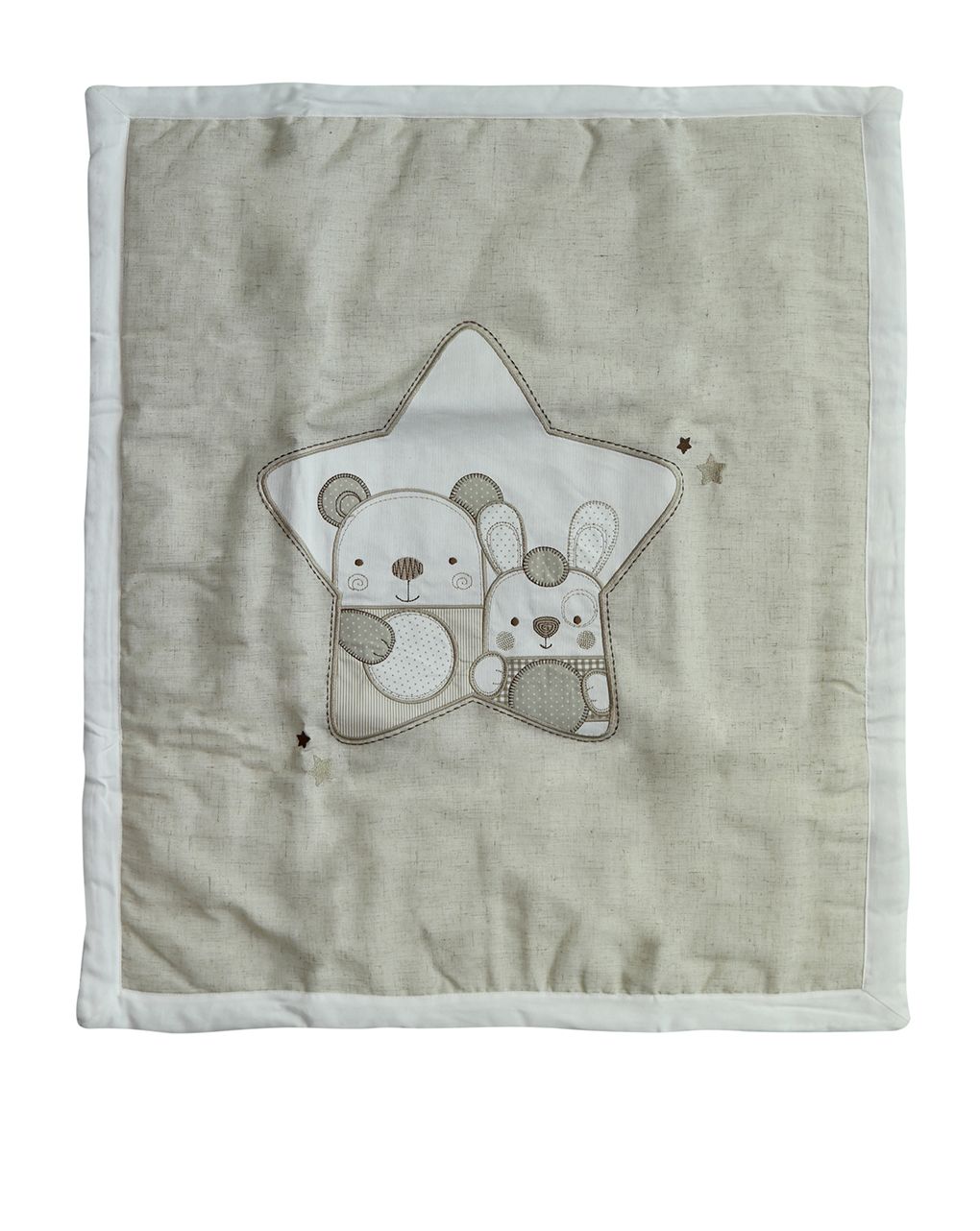 Trapunta invernale con patch stella