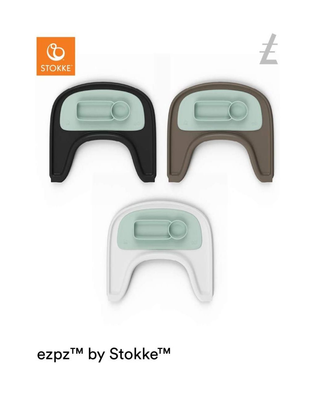 Ezpz™ by stokke™ tovaglietta per vassoio stokke®  - soft mint