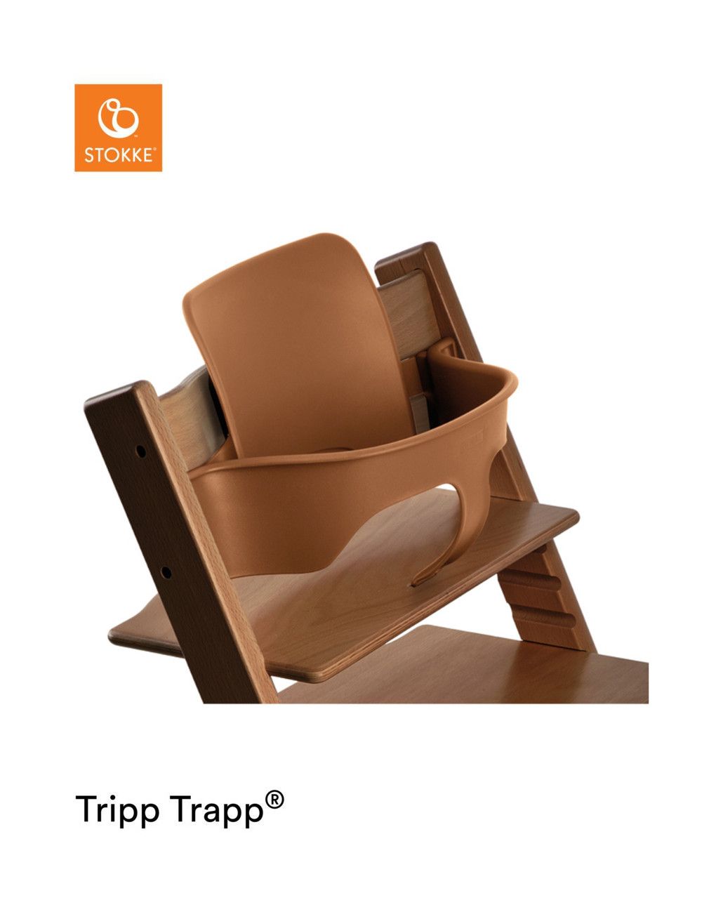 Stokke® baby set per tripp trapp® – walnut brown