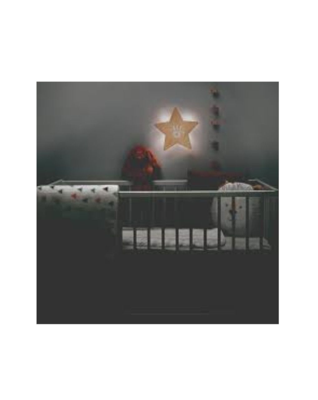 Wall light with imprint