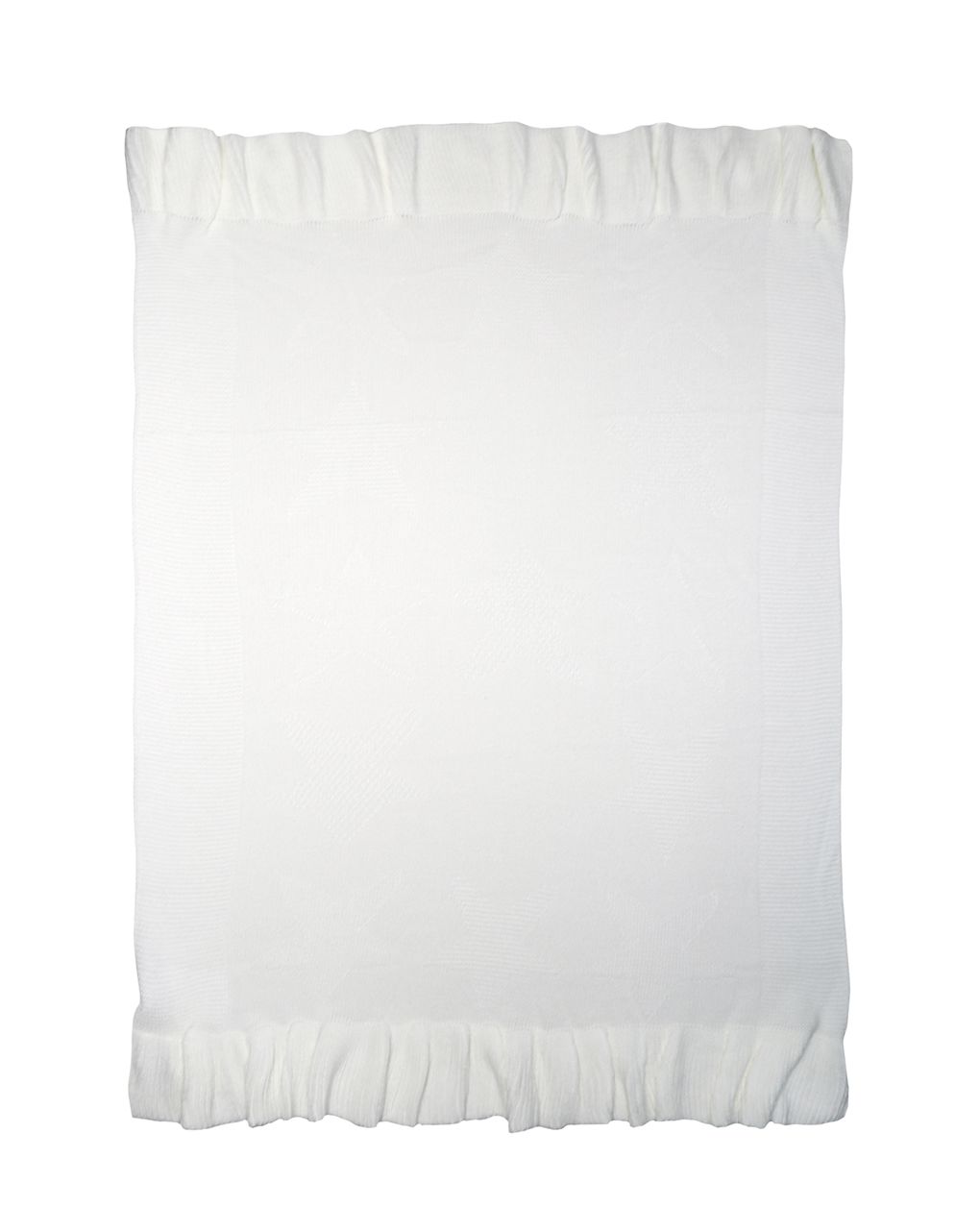 Copertina in cotone con rouches