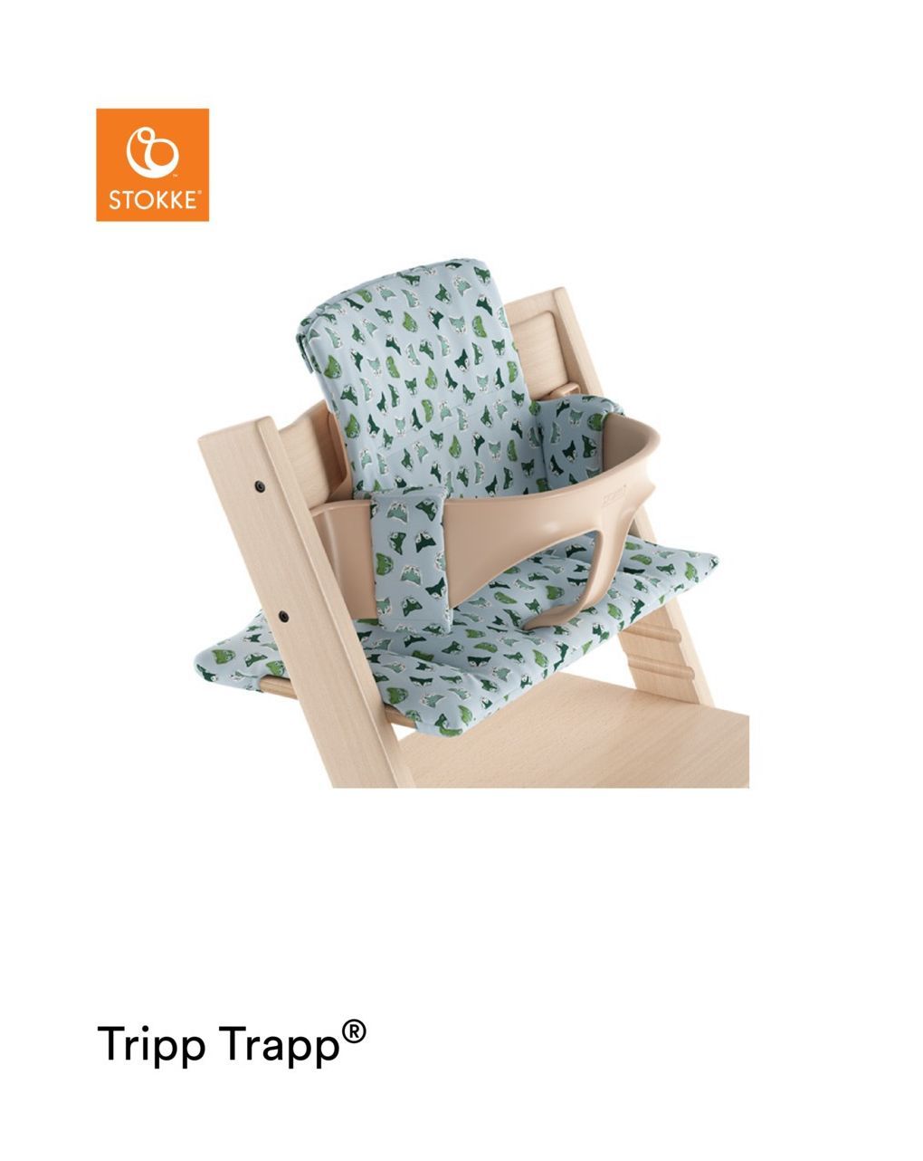 Tripp trapp® cuscino – blu fox