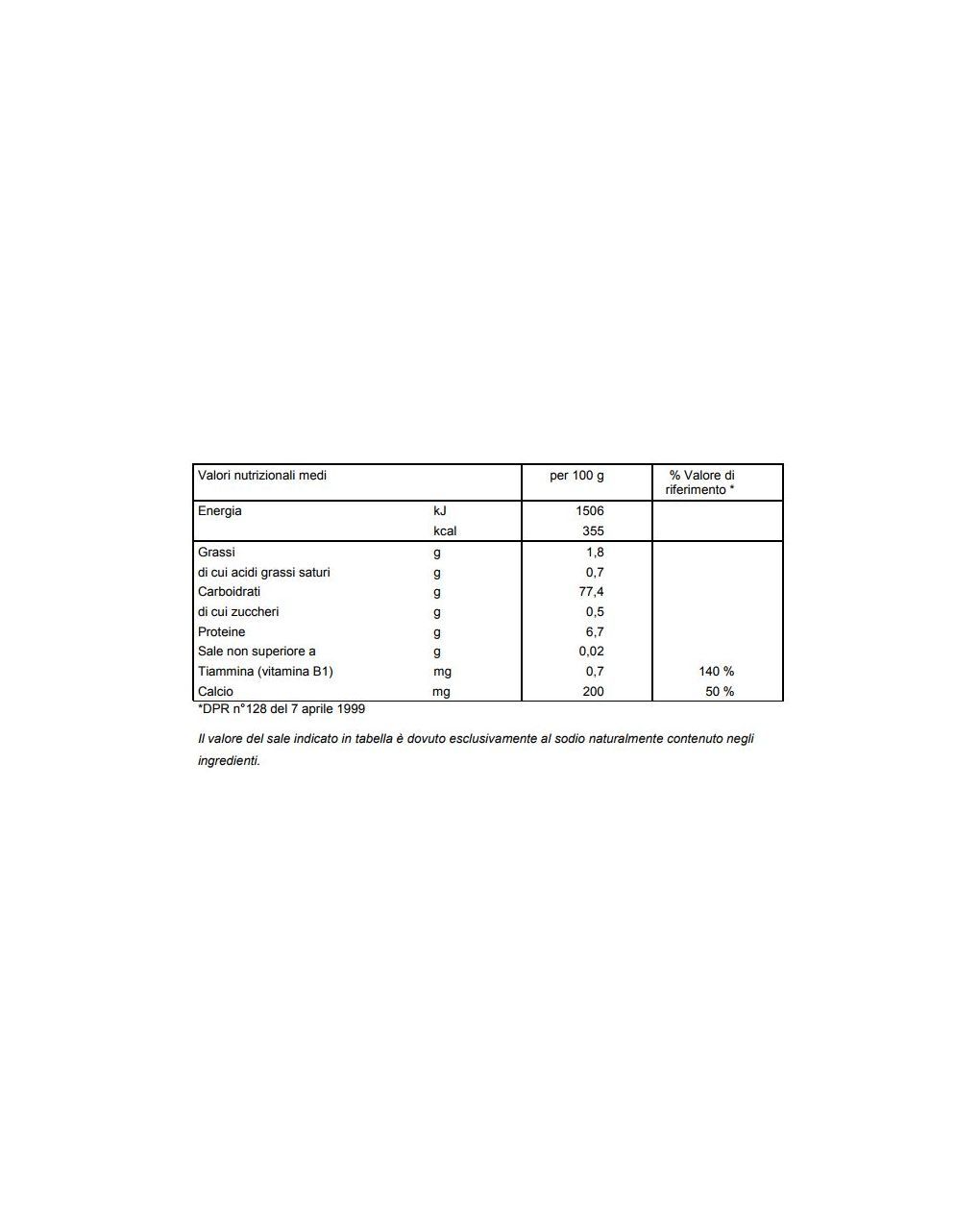 Mellin - pastina chiccoris 320g