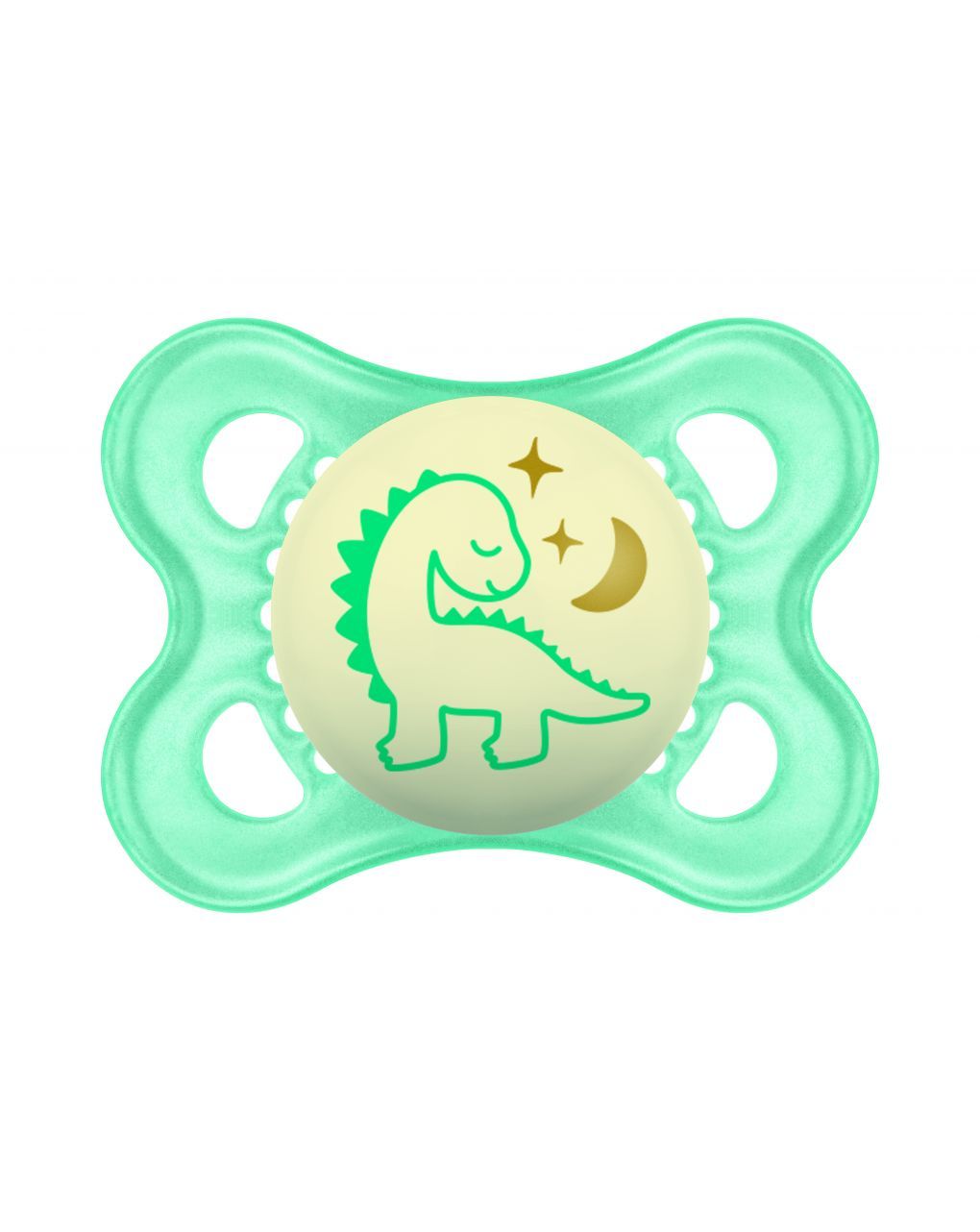Succhietti original night 2-6m caucciù conf. doppia verde