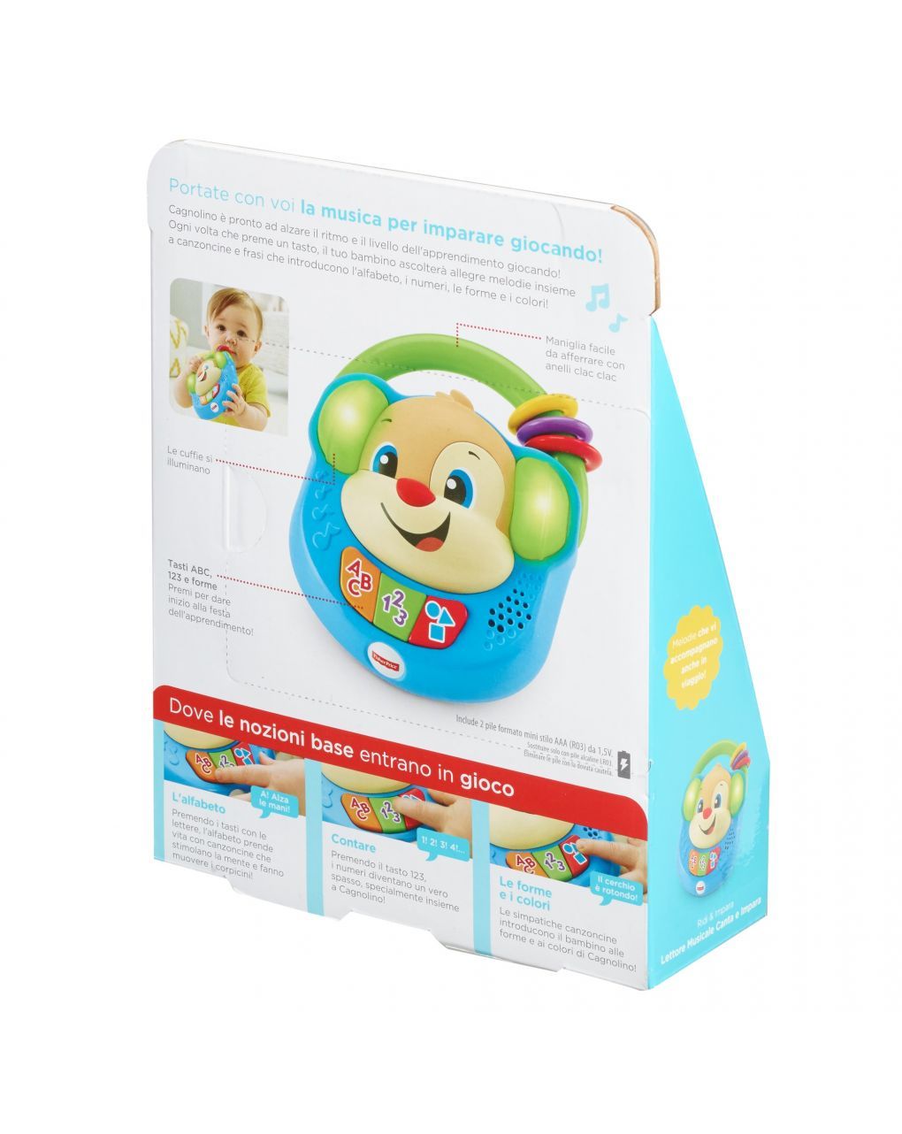 Fisher price - lettore musicale canta & impara