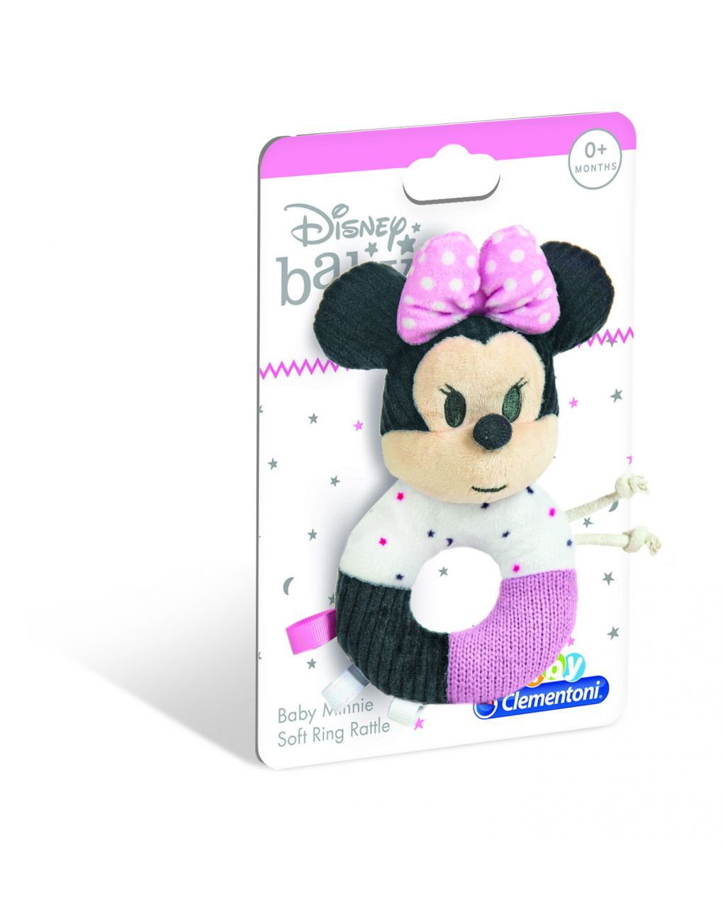 Disney baby - baby minnie morbido anello sonaglino