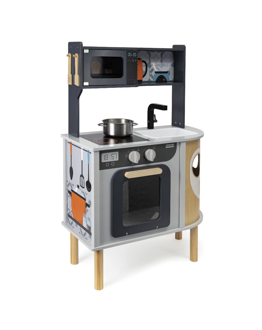 Wood'n play - cucina in legno double side