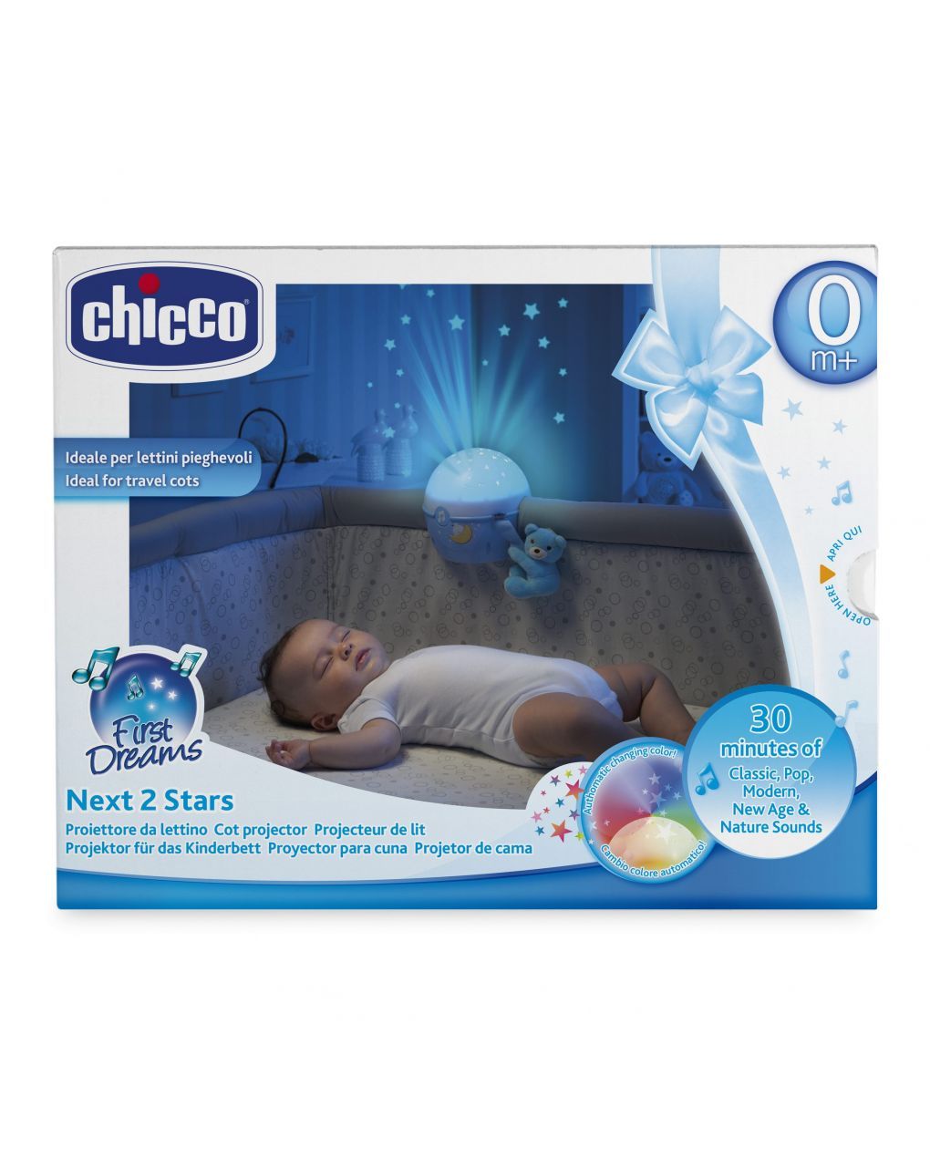 Chicco - pannello proiettore nex2stars blu