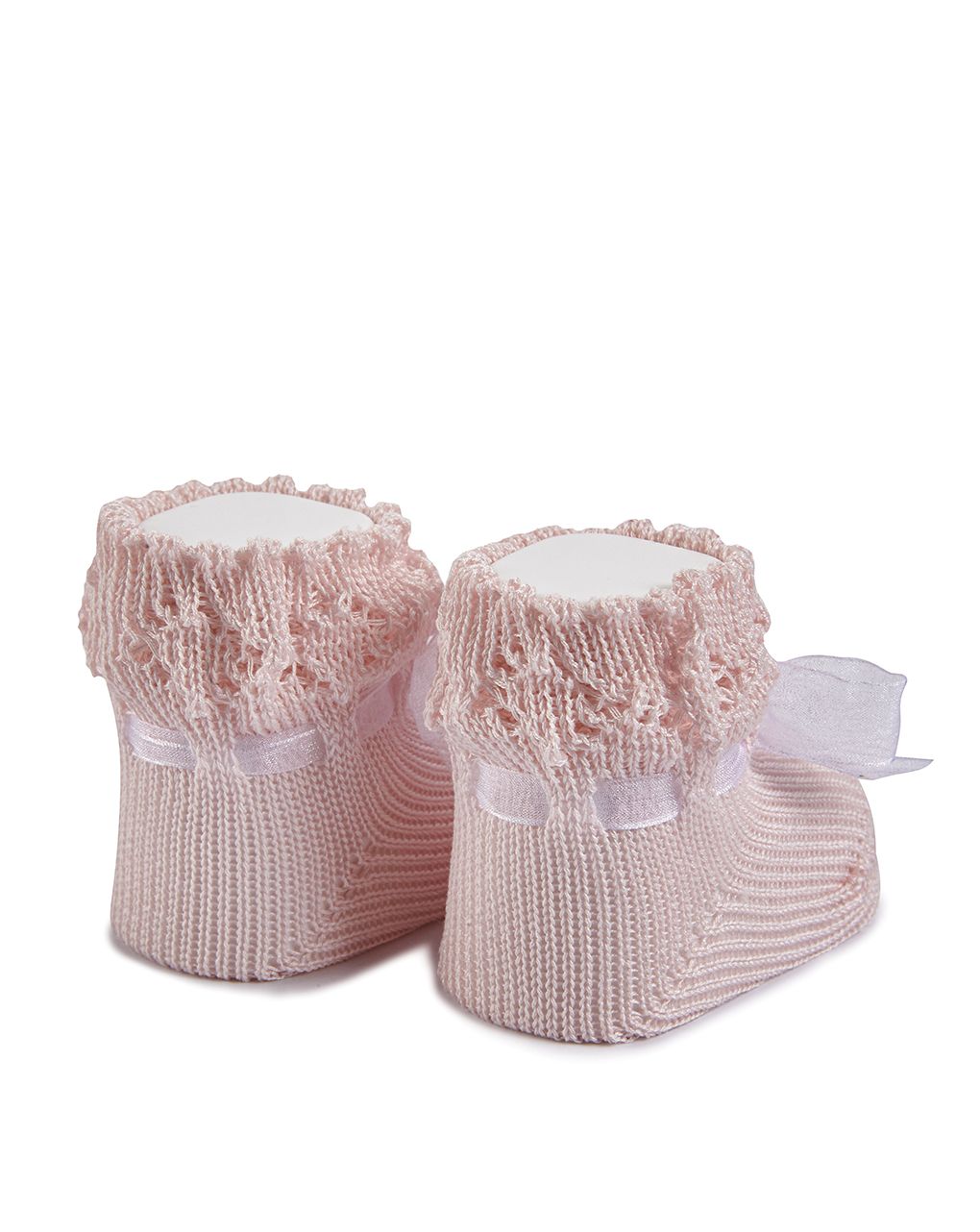 Scarpa tricot con fiocchetto