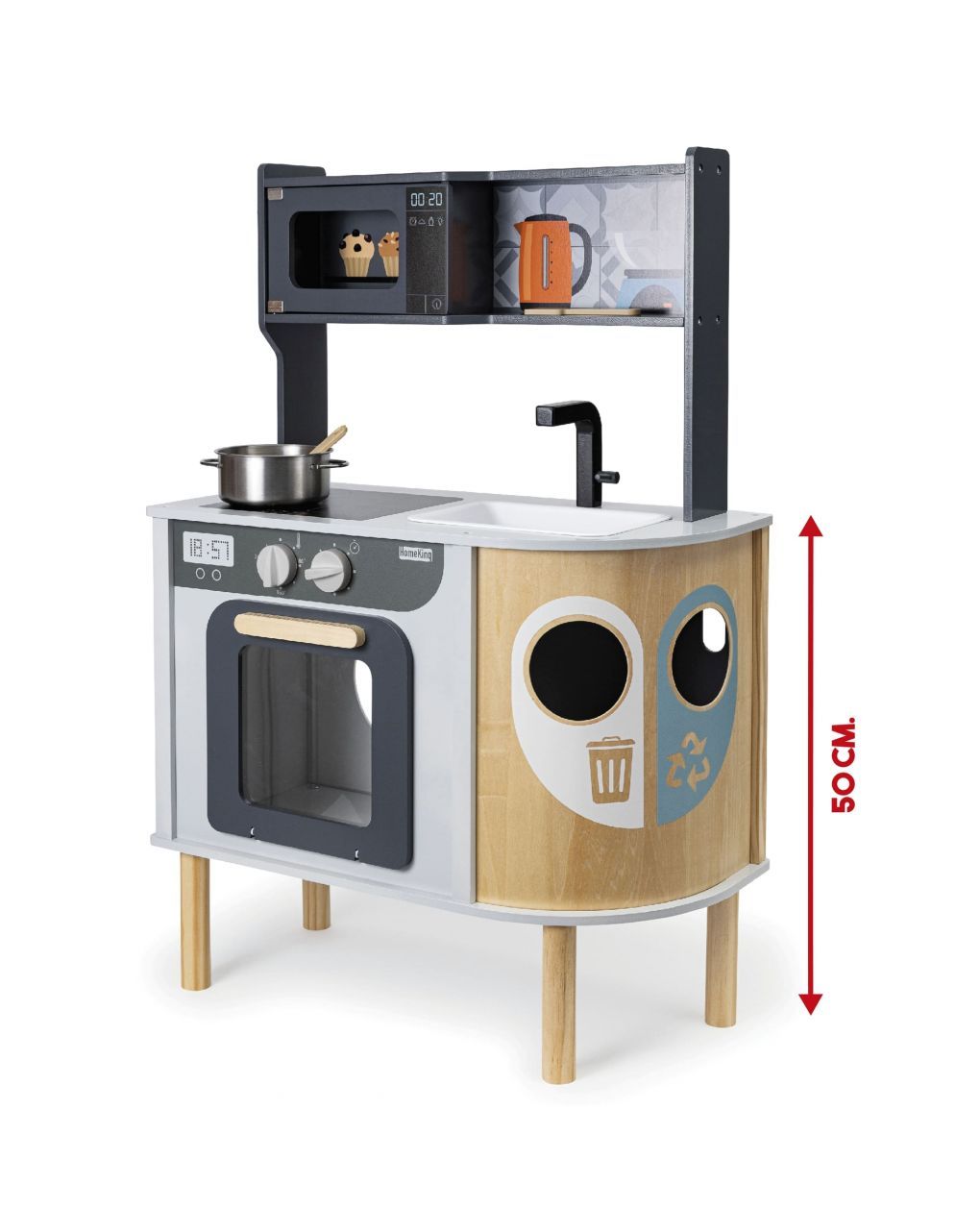 Wood'n play - cucina in legno double side