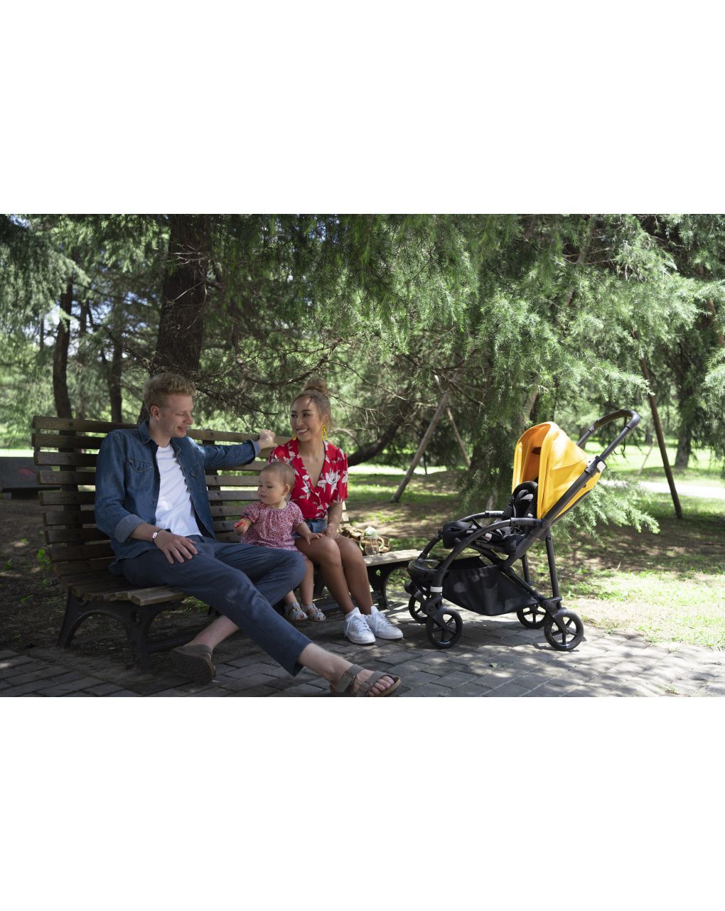 Bugaboo bee 6 completo nero/nero-giallo limone