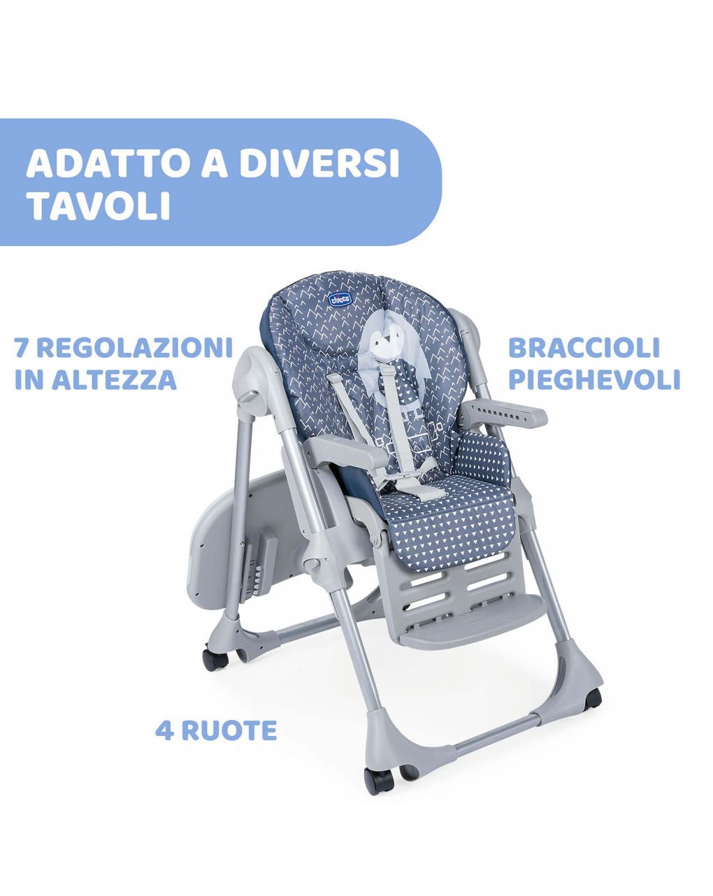 Seggiolone polly easy chicco pinguin
