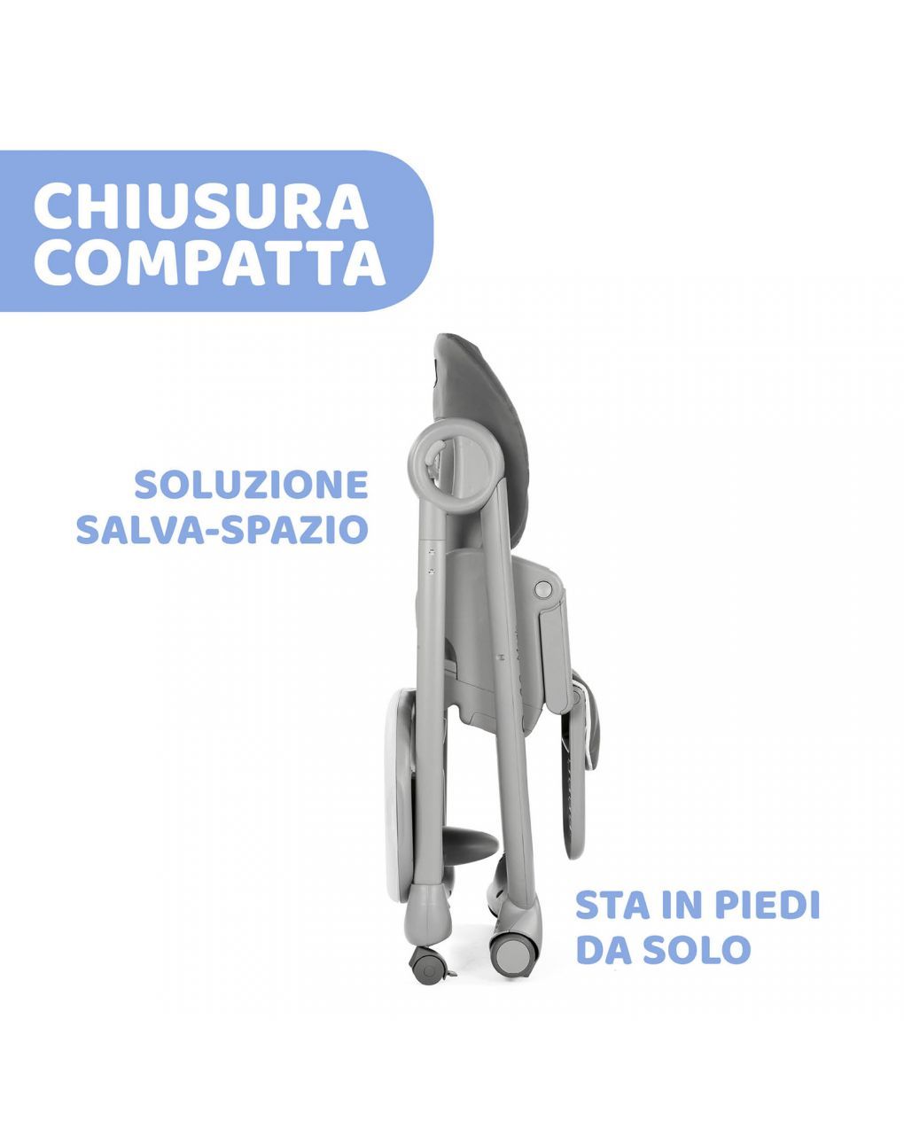 Seggiolone chicco polly magic graphite