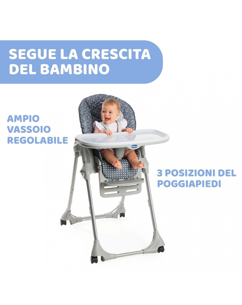 Seggiolone polly easy chicco pinguin