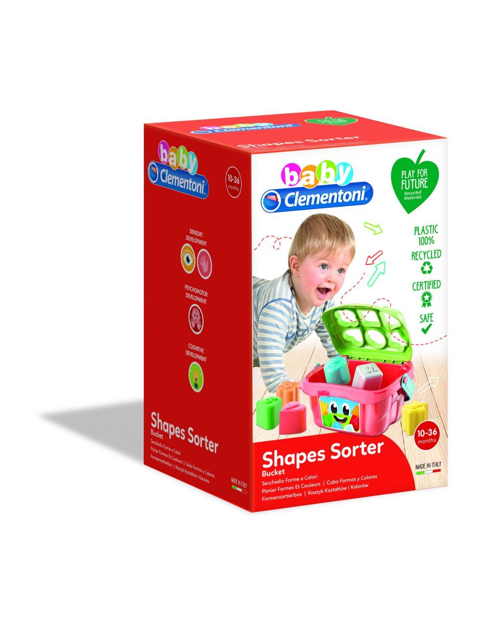 Baby clementoni - secchiello forme e colori