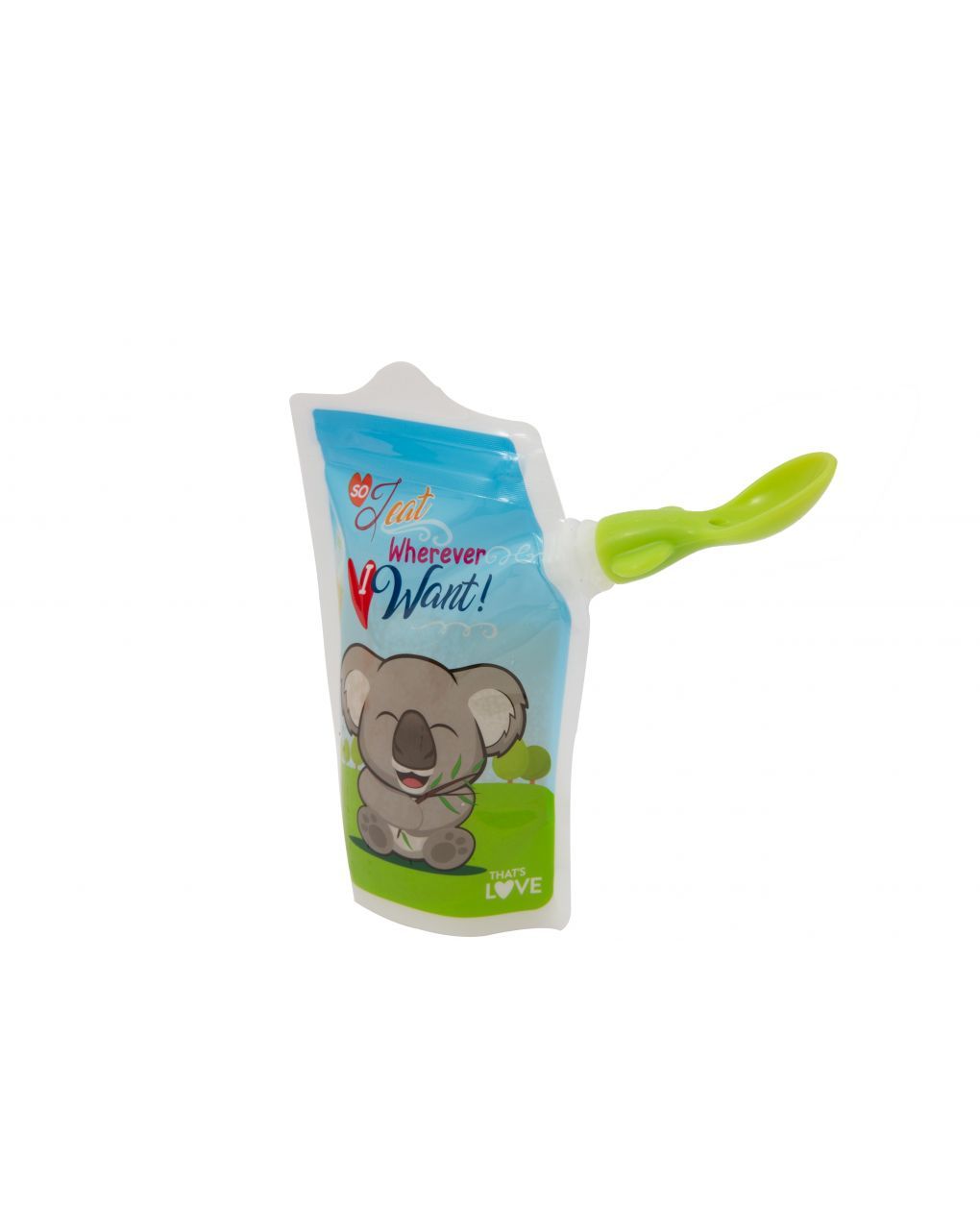 Pouch con cucchiaino + contenitori per alimenti