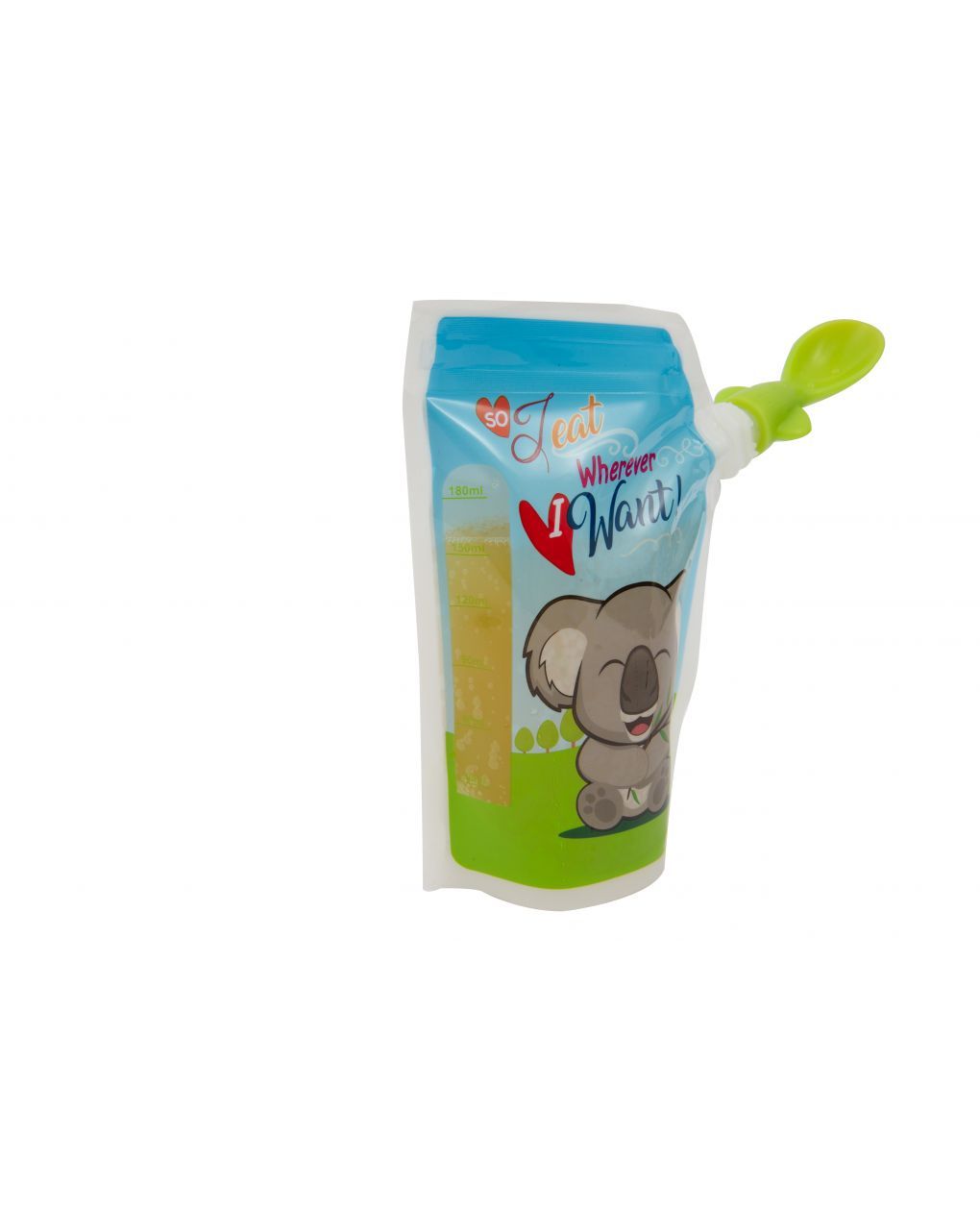 Pouch con cucchiaino + contenitori per alimenti