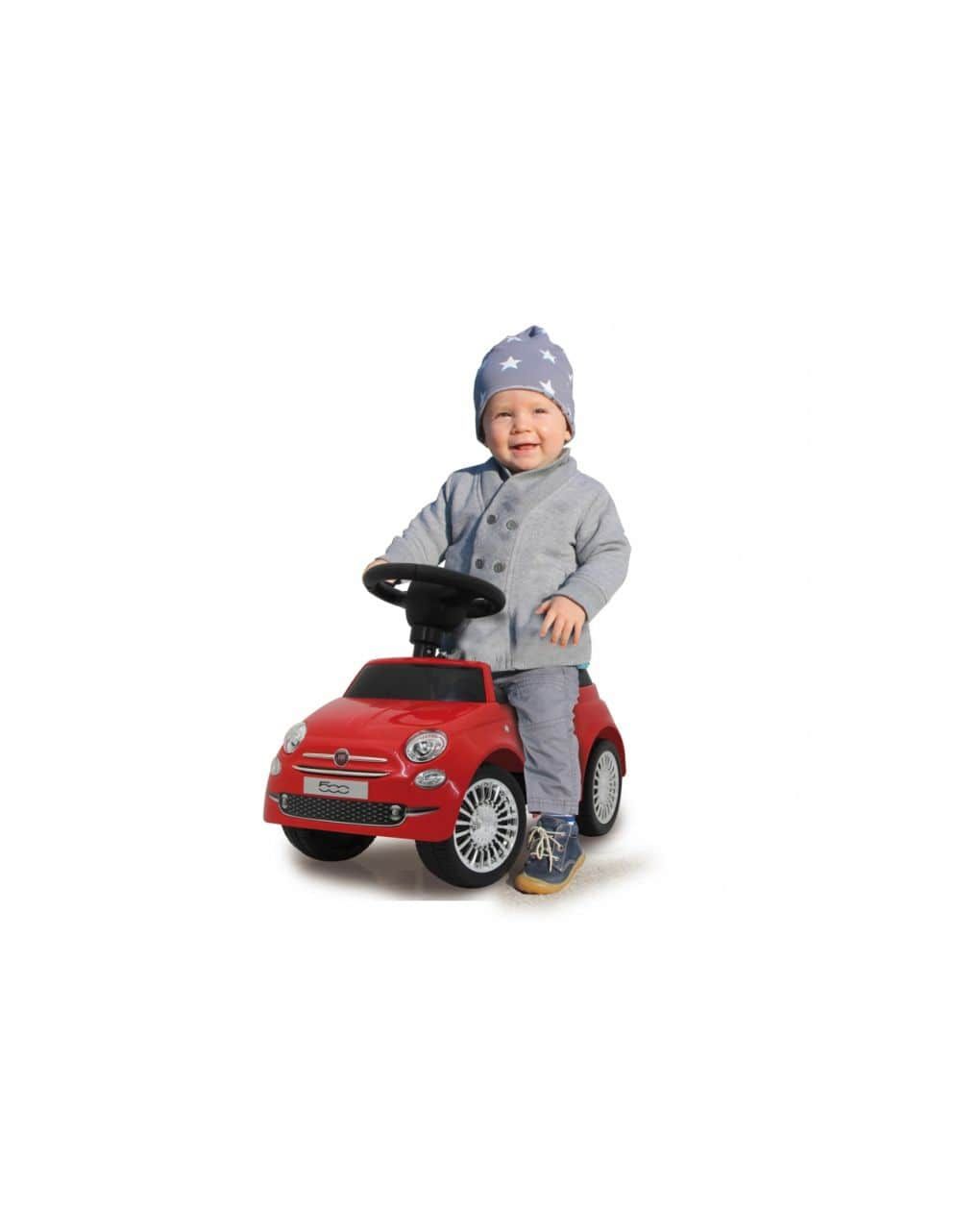 Injusa - runruntoys baby push car fiat 500 rosso