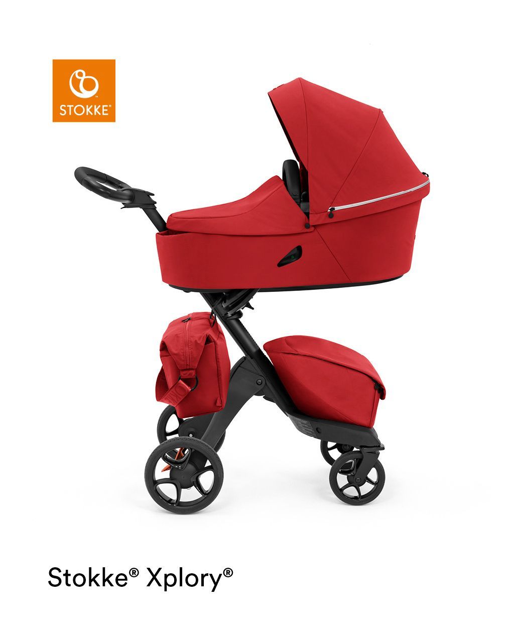 Borsa per il cambio stokke® xplory® xdue modi per indossarla