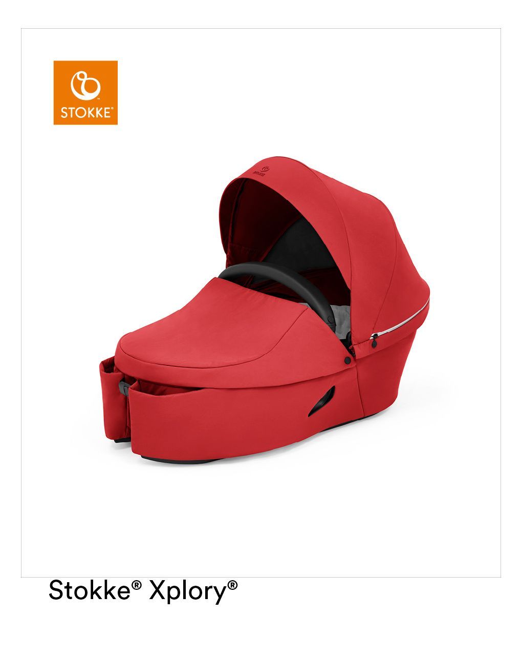 Navetta stokke® xplory® x ruby red per il comfort del neonato anche fuori casa