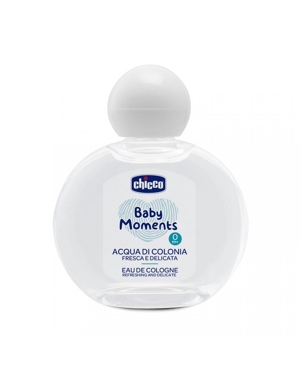 Acqua di colonia fresca e delicata chicco baby moments