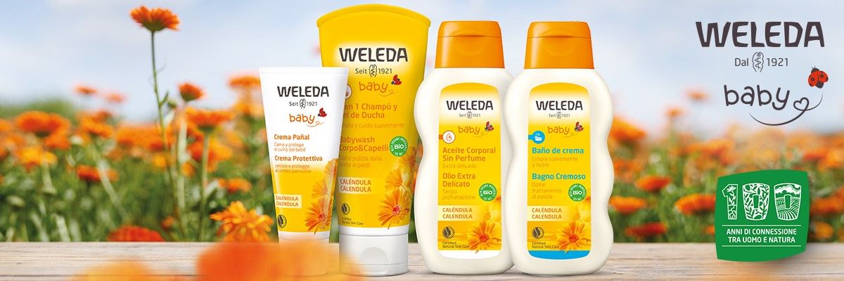 Baby Calendula Bio Weleda, naturalmente protetto fin dai primi giorni