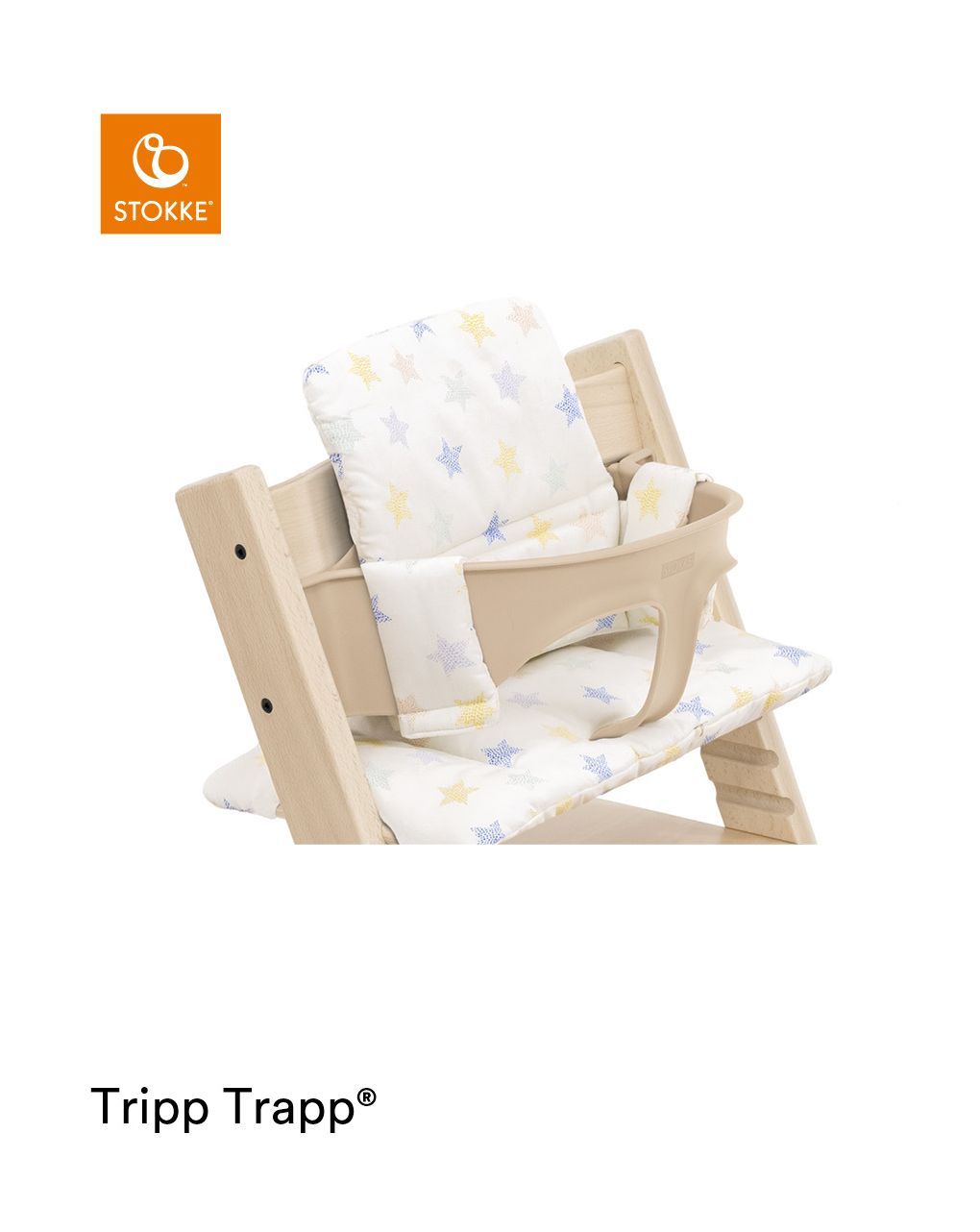 Tripp trapp® classic cushion stars multi ocs
cuscino per seggiolone, morbido e avvolgente per il tuo bambino