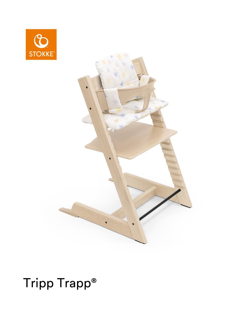 Tripp trapp® classic cushion stars multi ocs
cuscino per seggiolone, morbido e avvolgente per il tuo bambino