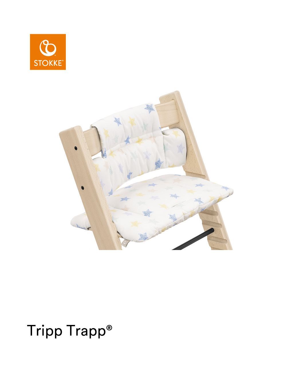 Tripp trapp® classic cushion stars multi ocs
cuscino per seggiolone, morbido e avvolgente per il tuo bambino