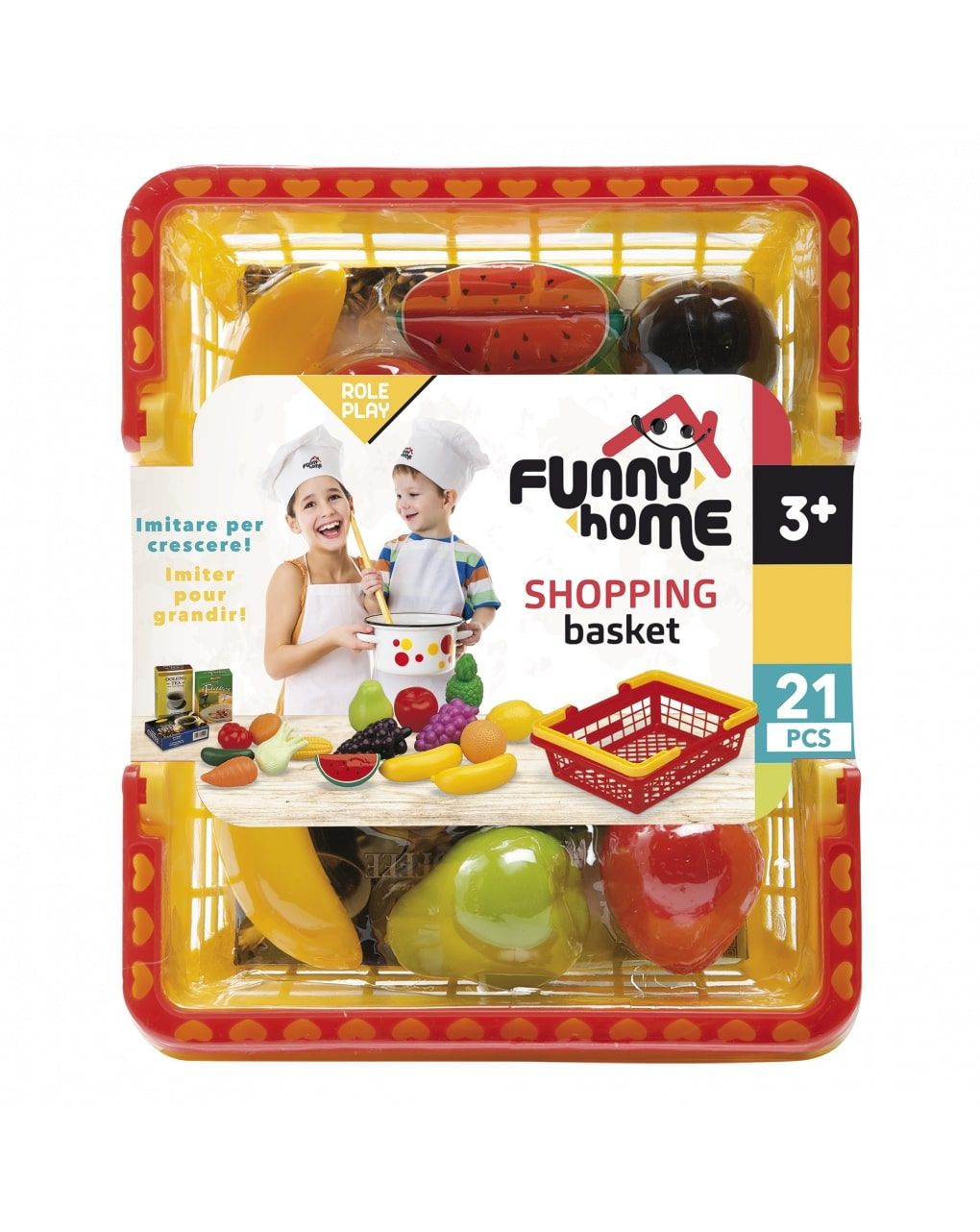 Funny home - cestino con accessori