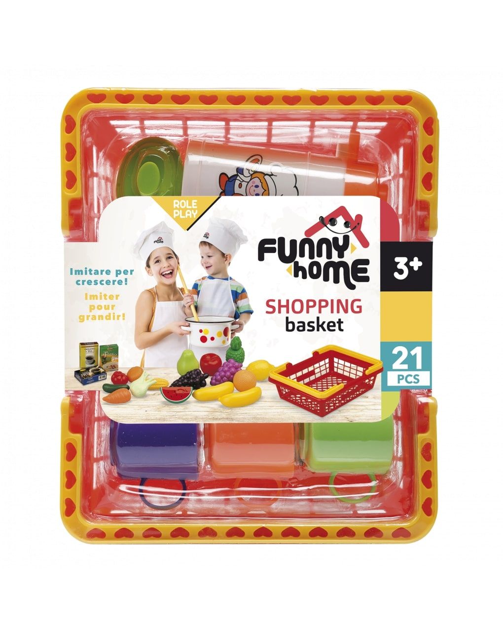 Funny home - cestino con accessori