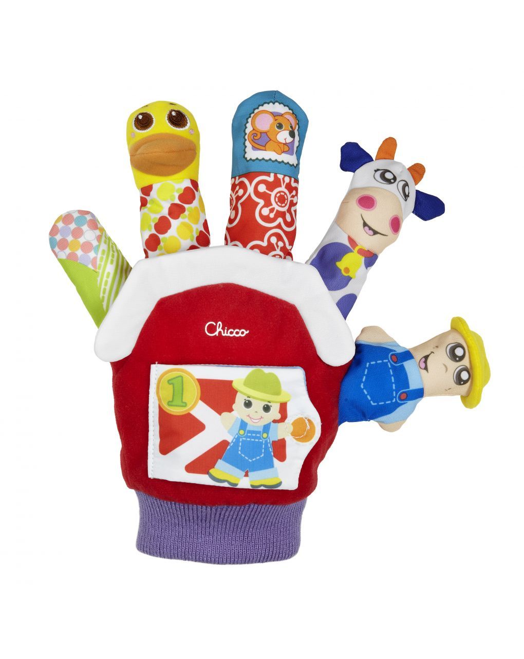 Chicco guanto marionetta della fattoria.