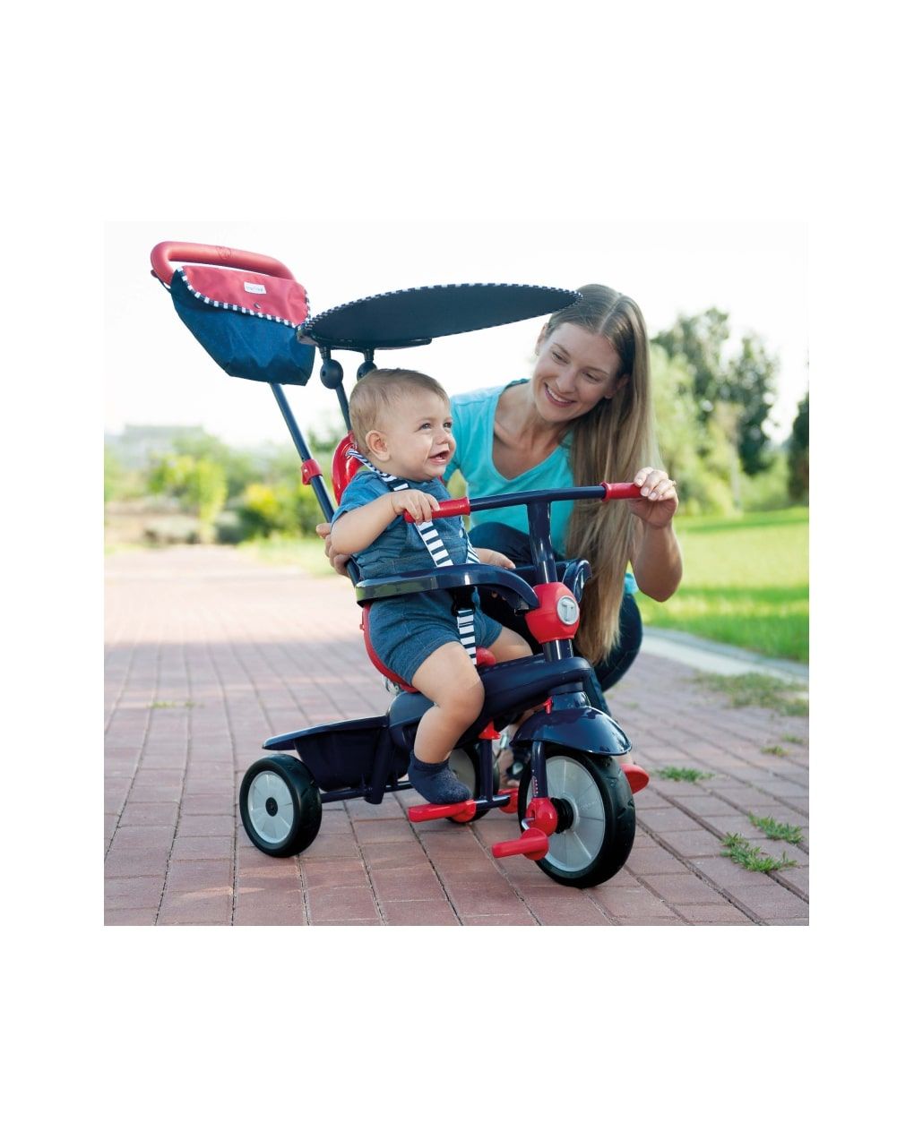 Smartrike vanilla rosso & navy