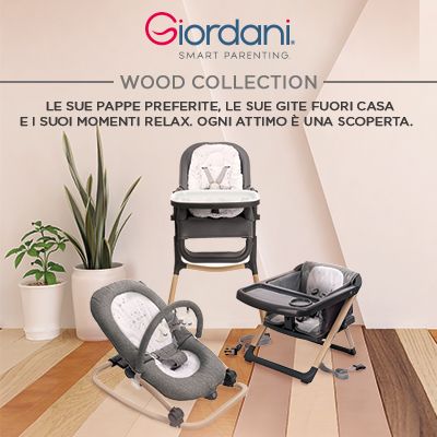 WOOD COLLECTION. LA CAPSULE GIORDANI A MISURA DI BAMBINO.