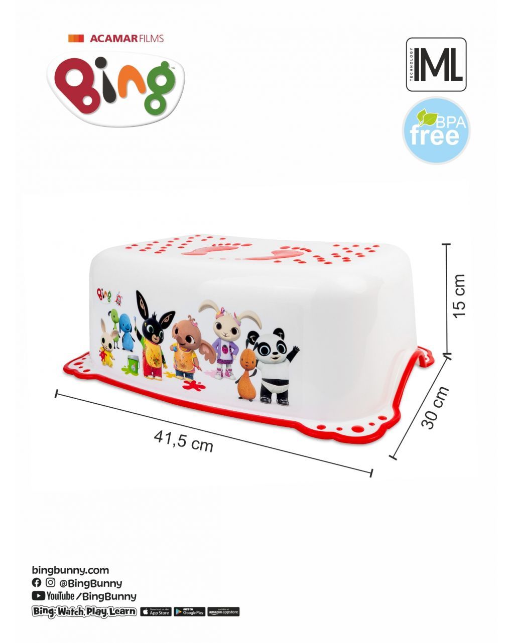 Bing - pedana con piedini