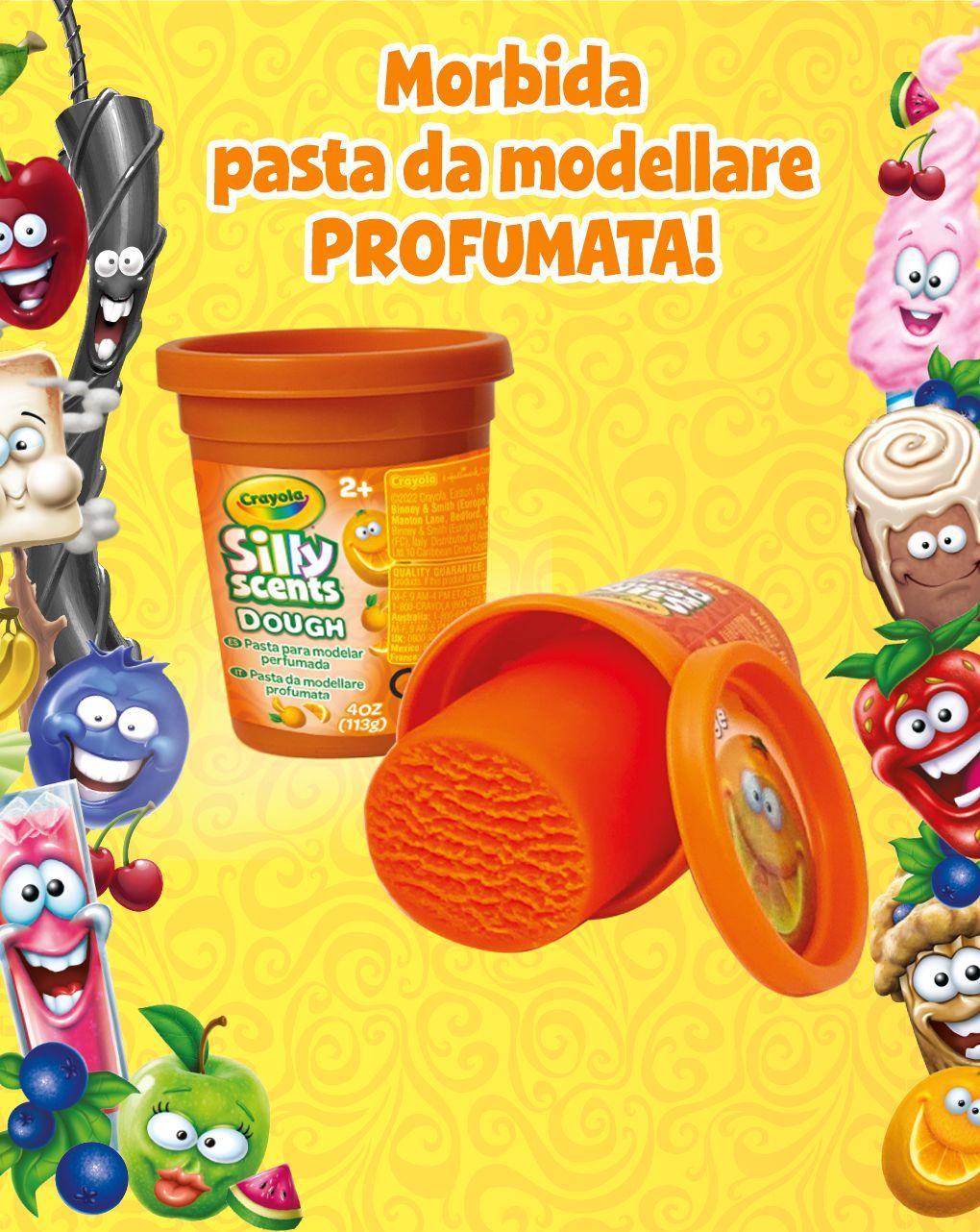 Crayola - pasta da modellare profumata- silly scents dough