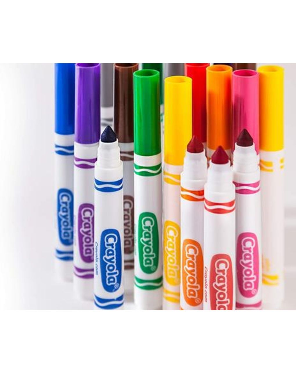 Crayola - 24 pennarelli punta fine super lavabili