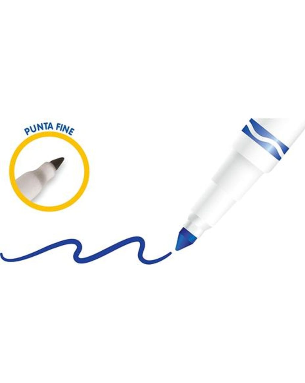 Crayola - 24 pennarelli punta fine super lavabili