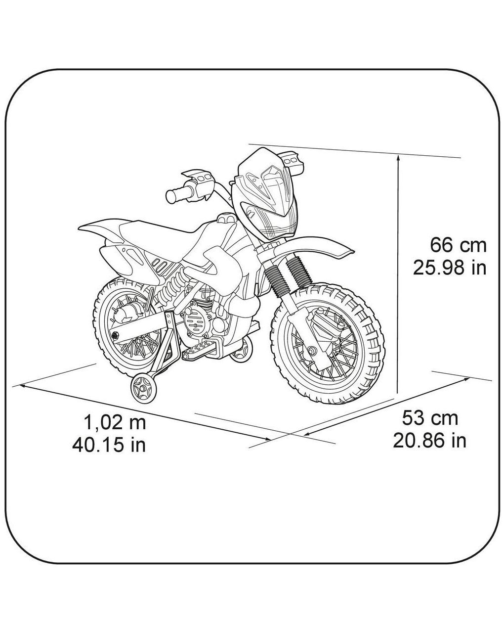 Feber - motorbike cross 400f  6v