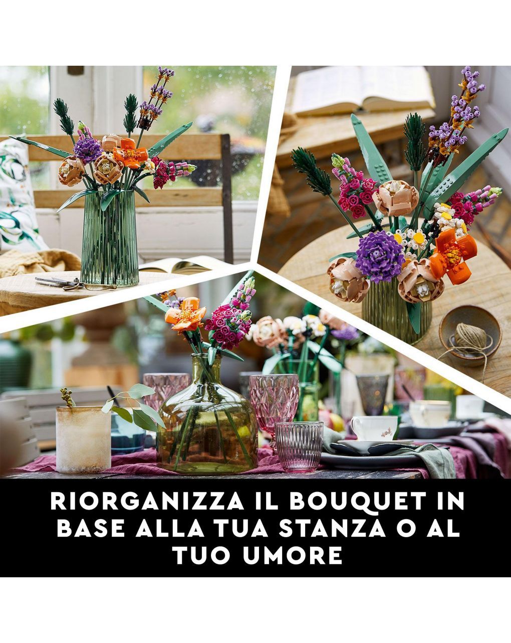 Lego icons - bouquet di fiori - 10280